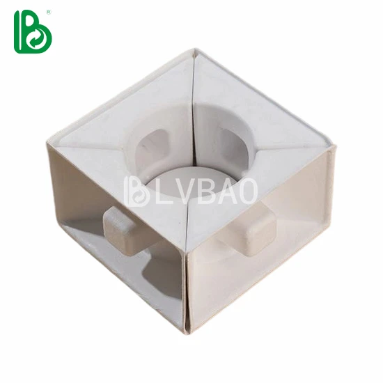 White Color Folding Pulp Wine Insert