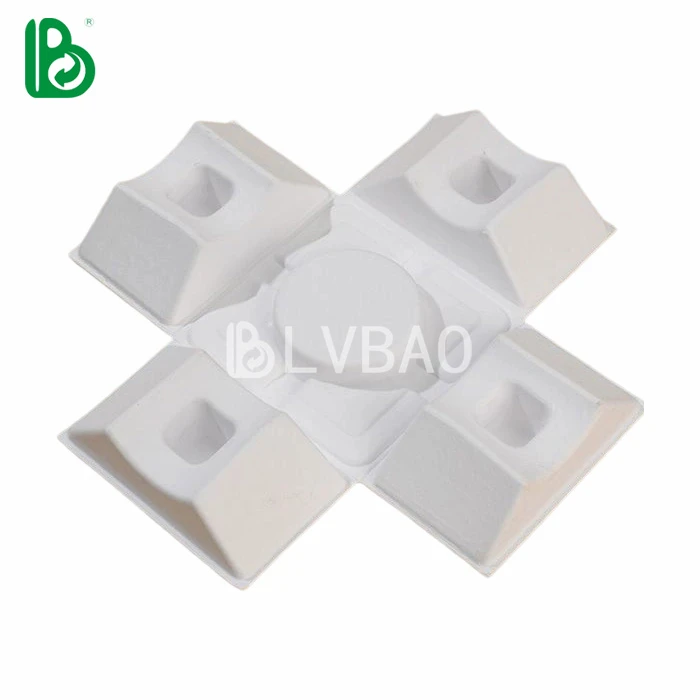 White Color Folding Pulp Wine Insert