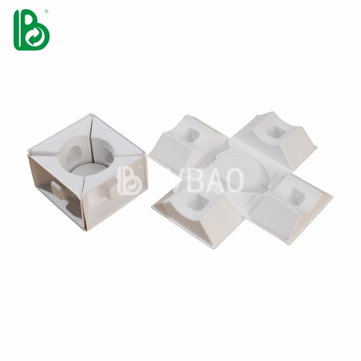 White Color Folding Pulp Wine Insert